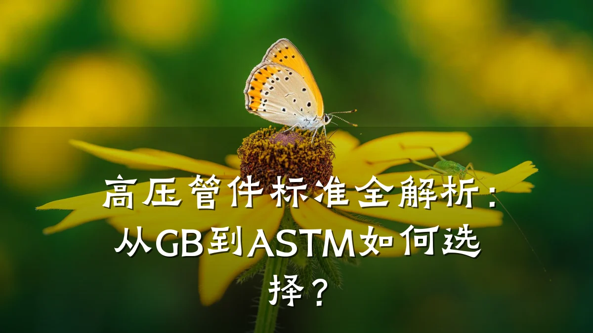 高压管件标准全解析:从GB到ASTM如何选择?
