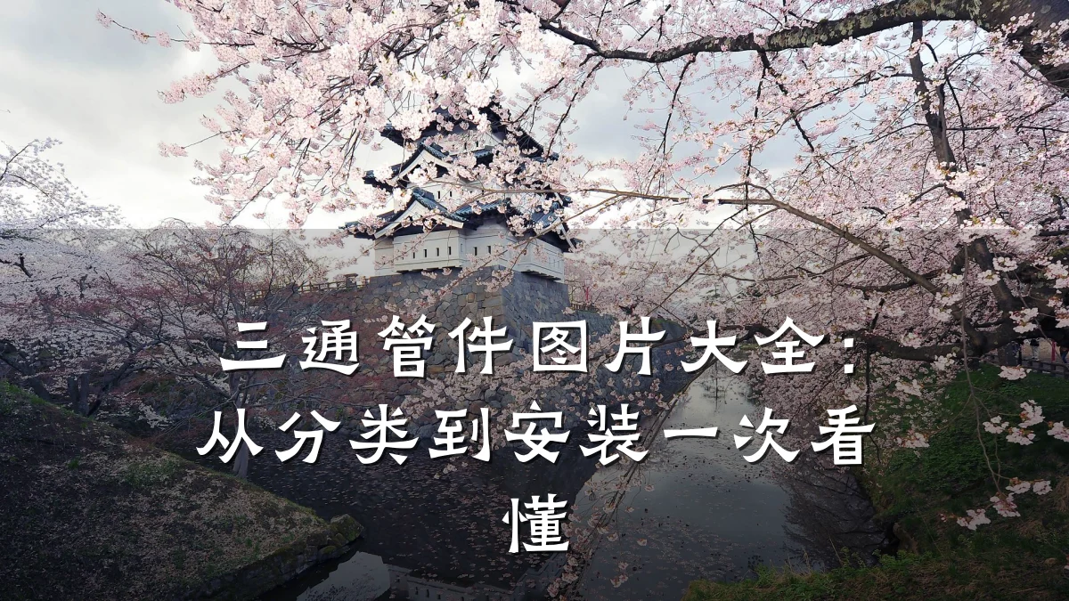 三通管件图片大全:从分类到安装一次看懂